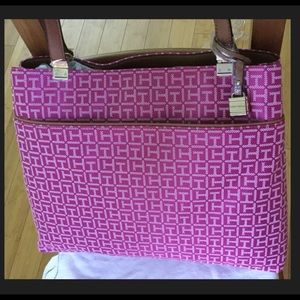 Beautiful Stylish Pink/Beige Tommy Hilfiger Tote without tags